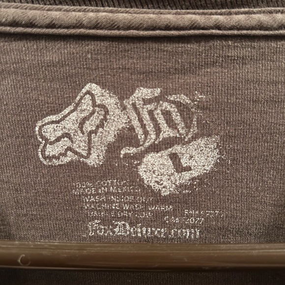 Brown Fox Racing Vintage Tee Large - Picture 3 of 3